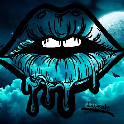 lips that look realistic and drip