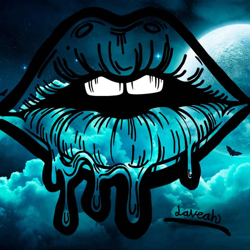 lips that look realistic and drip