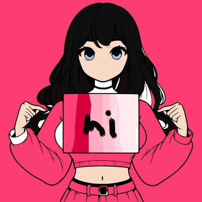 girl holding a blank sign in a long sleeve crop top