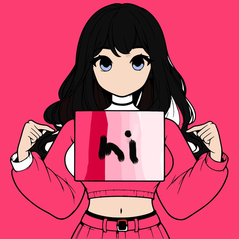 girl holding a blank sign in a long sleeve crop top