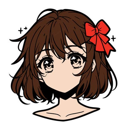 anime girl face