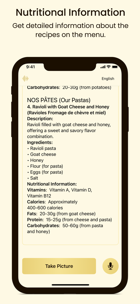 Menu Translator - Food & Drink App | MWM