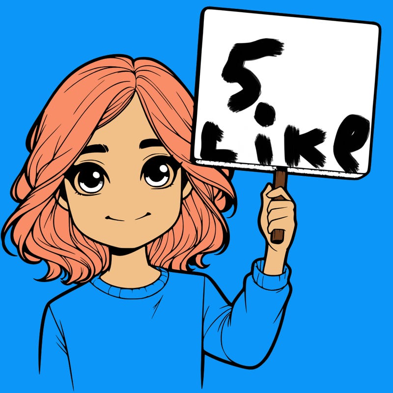 realistic girl holding up a sign