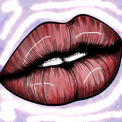 realistic lips