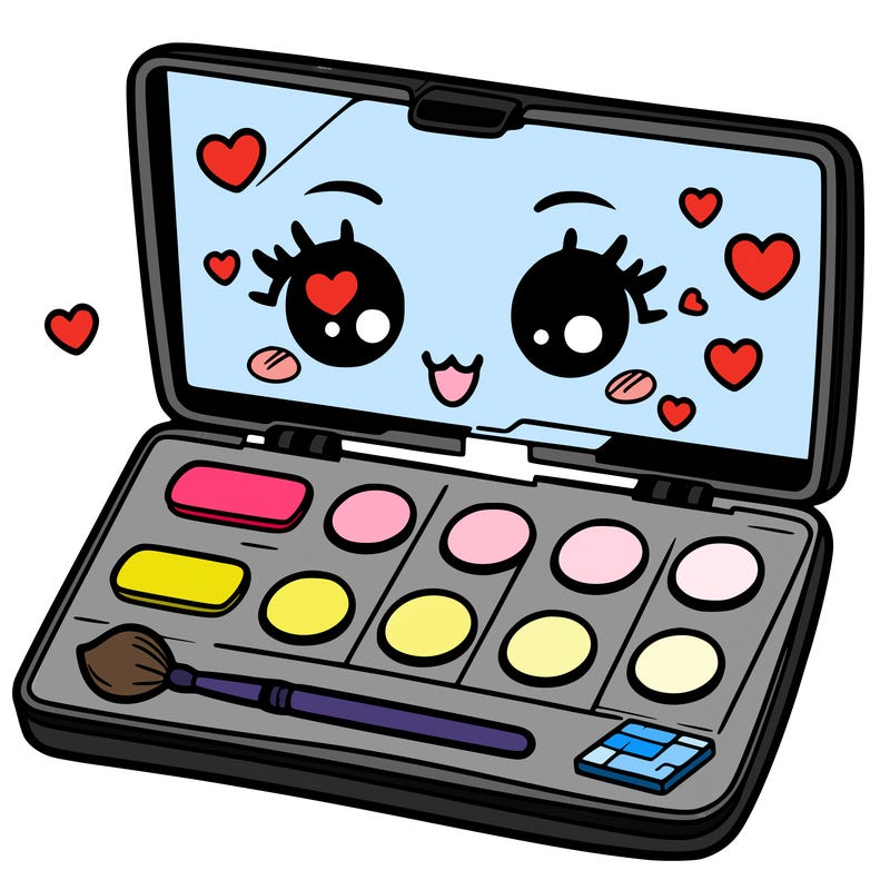 makeup pallet