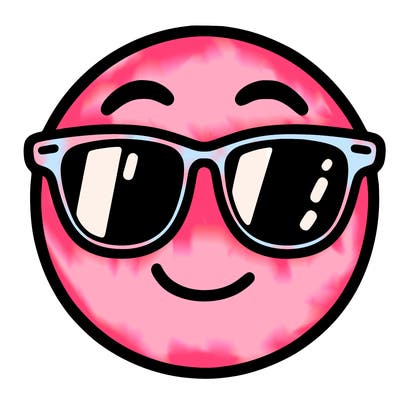 emoji with sunglasses