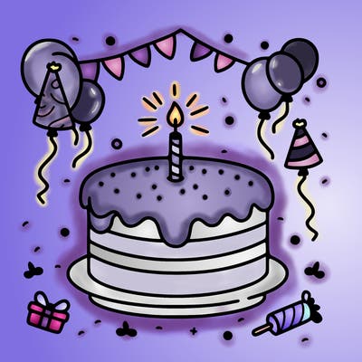 hi it's almost my birthday 🎂