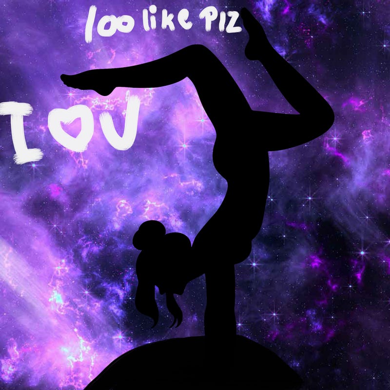 a woman doing a handstand