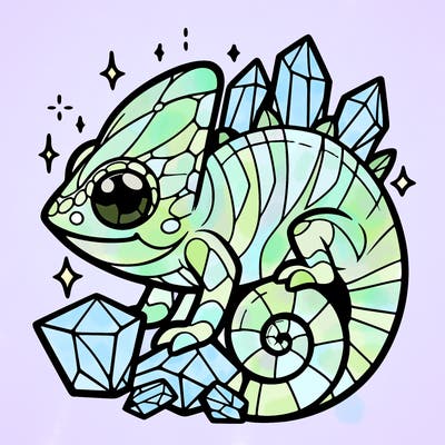 crystal chameleon