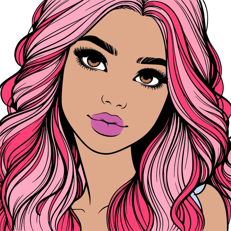 beautiful realistic girl