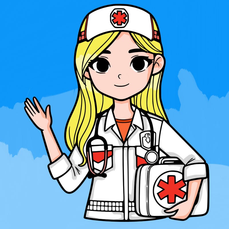 female paramedic