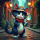 Mystery Cat Detective 3D Games