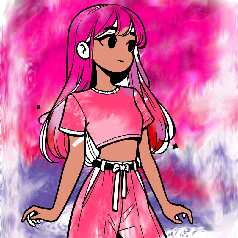 girl in a cute crop top