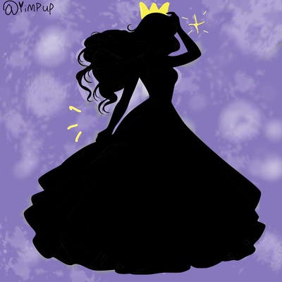 realistic woman with dress flowing in the wind