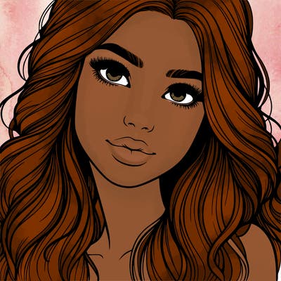 beautiful realistic girl