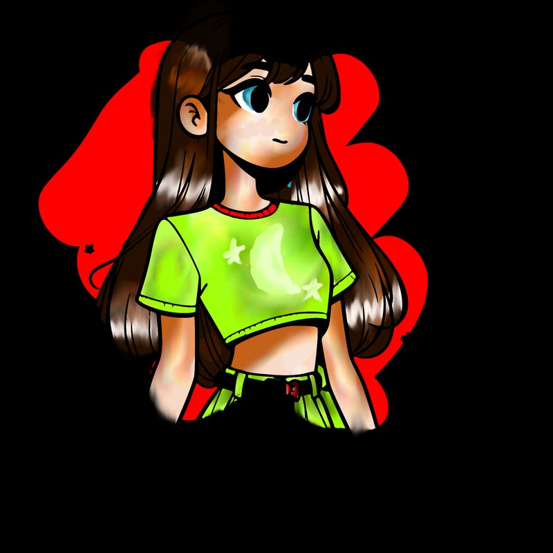 girl in a cute crop top