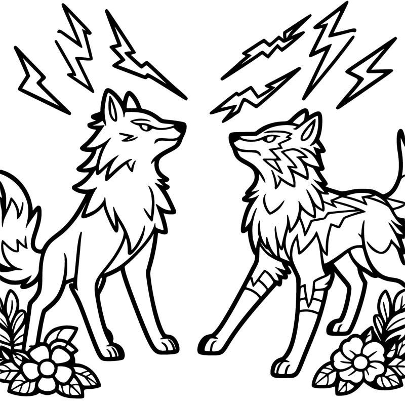 lightning wolves