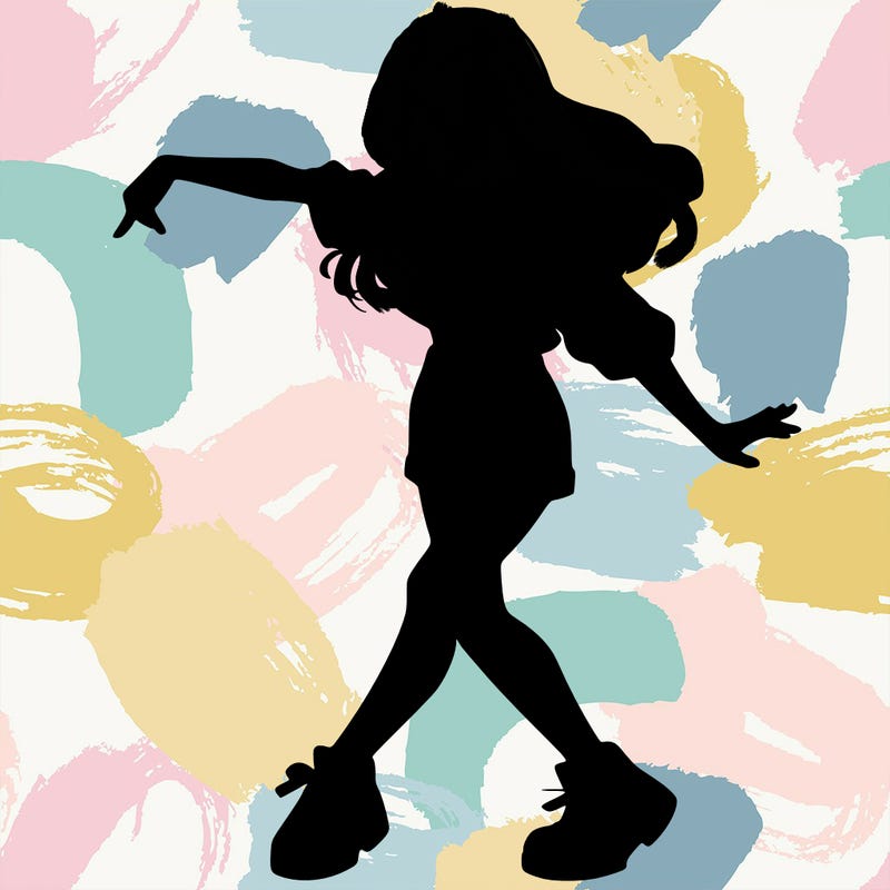 realistic girl danceing