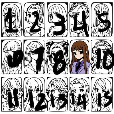 girls that look diffrent anime