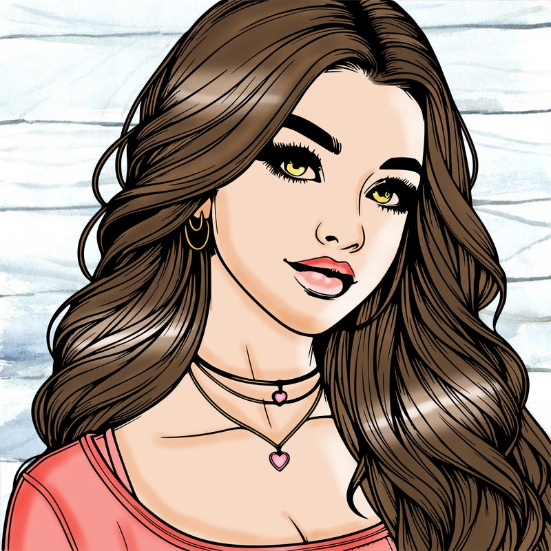 detailed realistic girl