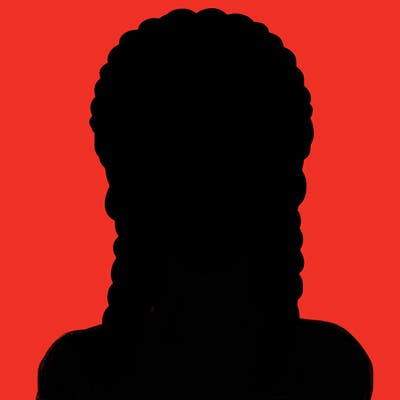 realistic girl with braids