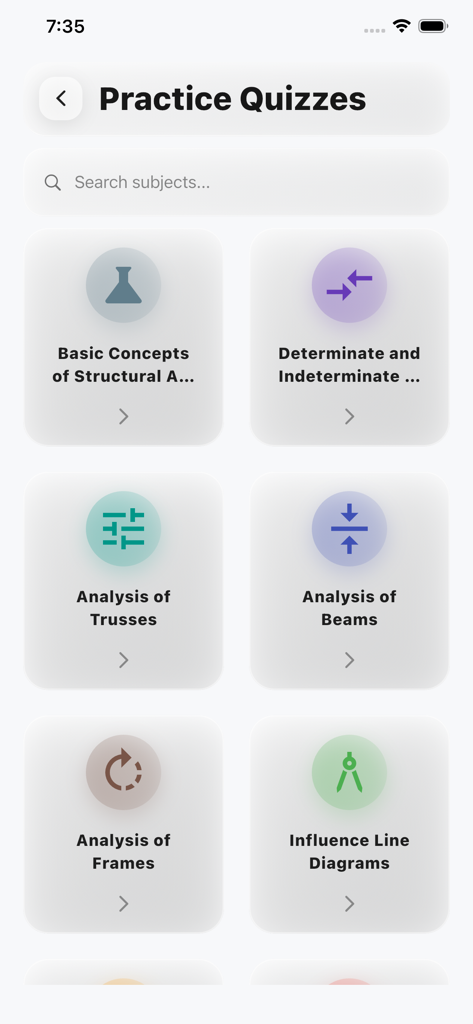 Structural Analysis Practice - Education App | MWM