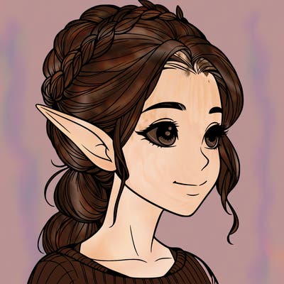 realistic girl elf