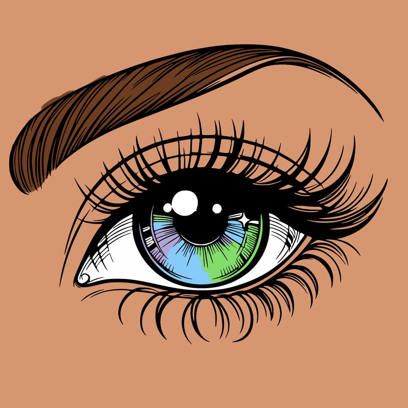 a beautiful eye