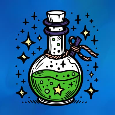 magical potions bottle