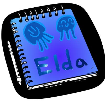 a blank sketch pad