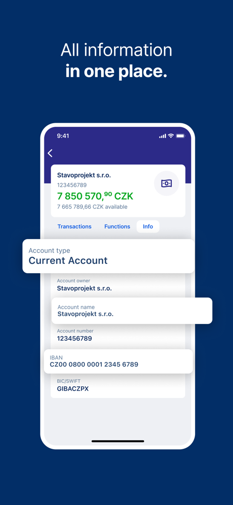 George Business Česko - Finance App | MWM