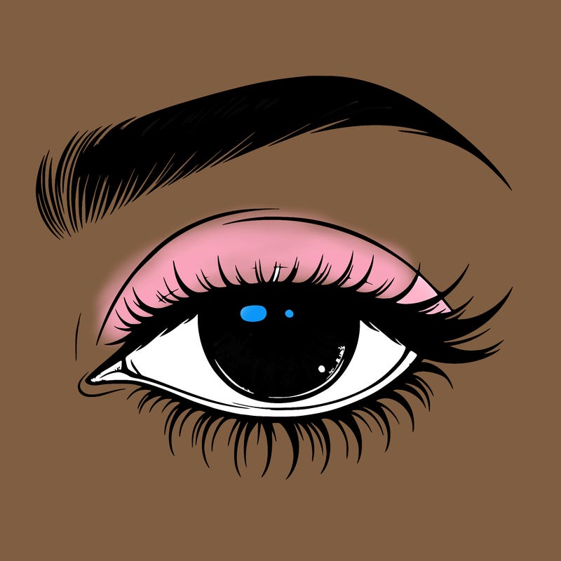 eye closed realistic