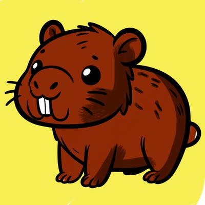 cute capybara