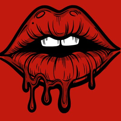 lips that look realistic and drip
