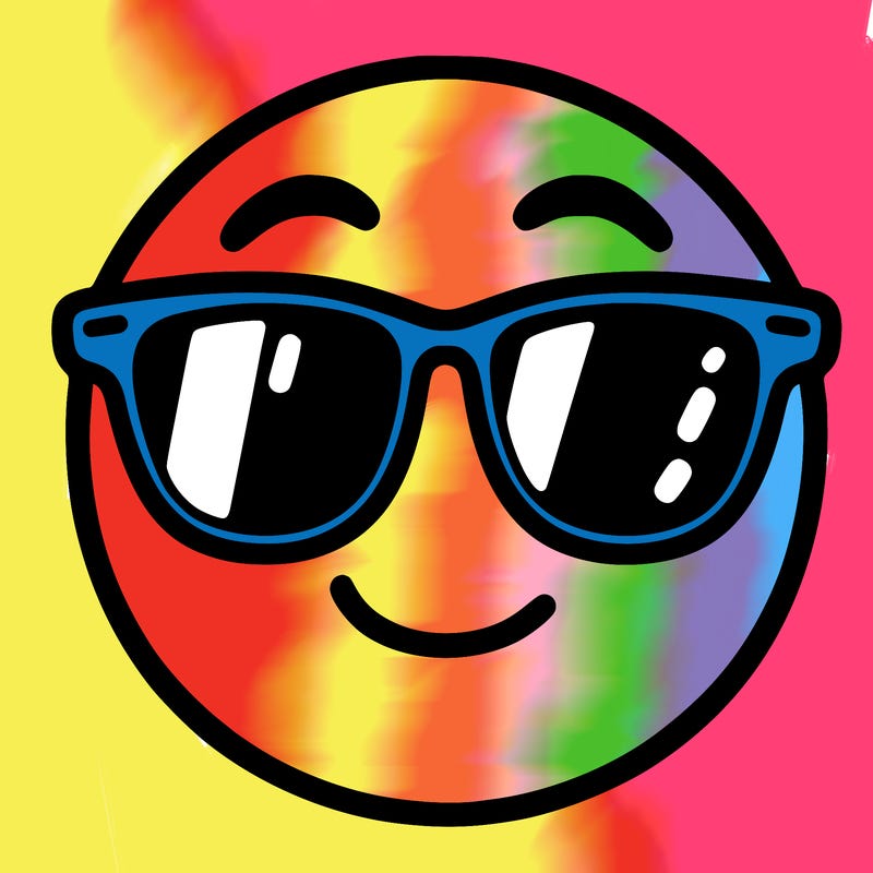 emoji with sunglasses