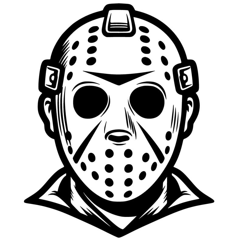 man in hockey mask