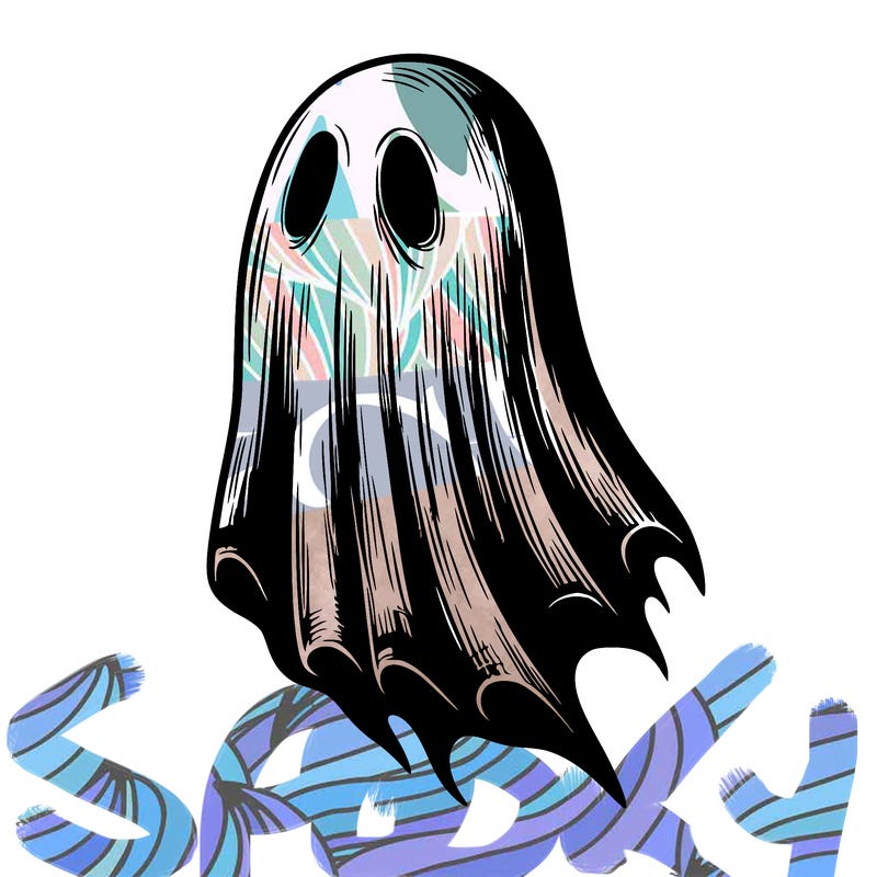 realistic creepy ghost