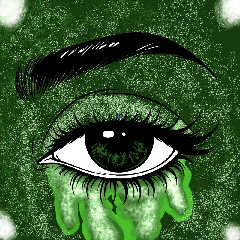 eye closed realistic