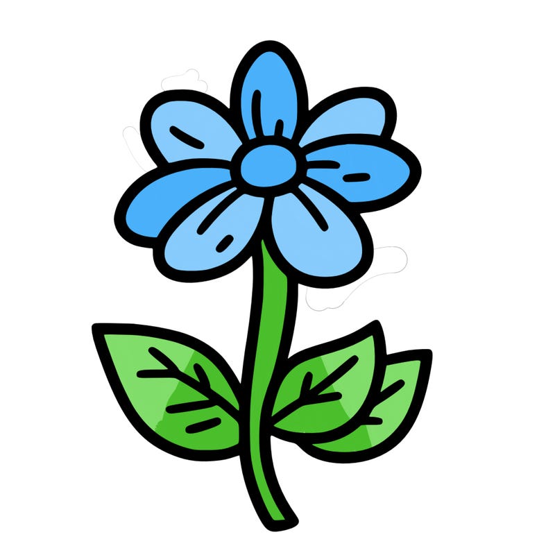 easy and simple flower