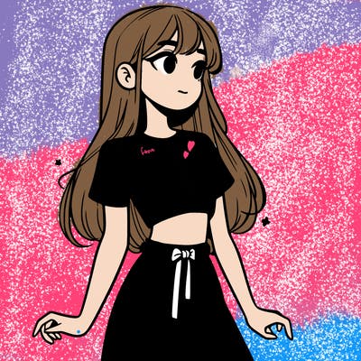 girl in a cute crop top