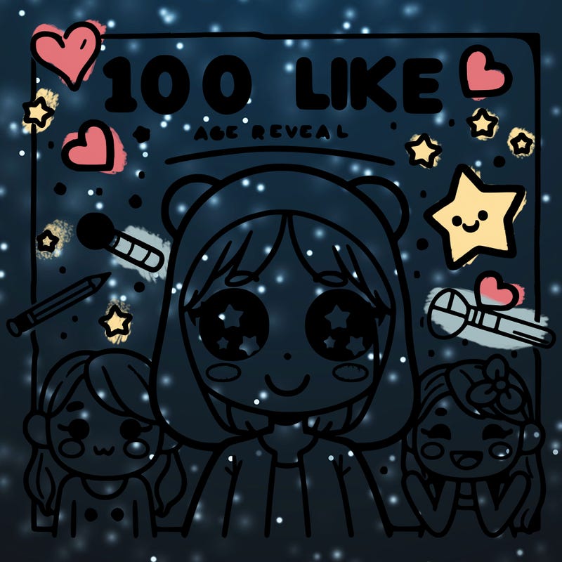 100 likes age reveal