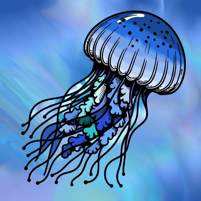 realistic jellyfish