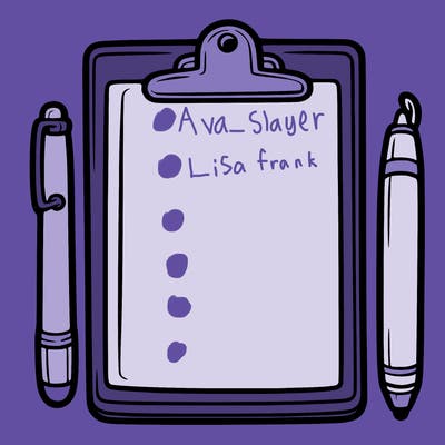 blank clip board with pen