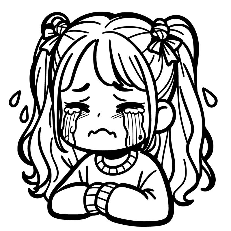 girl crying