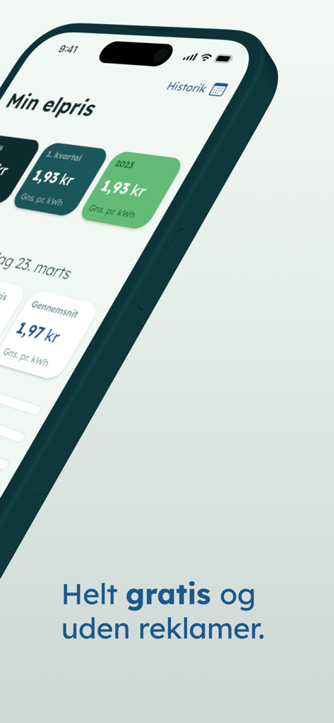 ello - elloアプリのスクリーンショット。iPhoneでリアルタイムの電気料金と家庭のエネルギーコスト追跡を表示します。