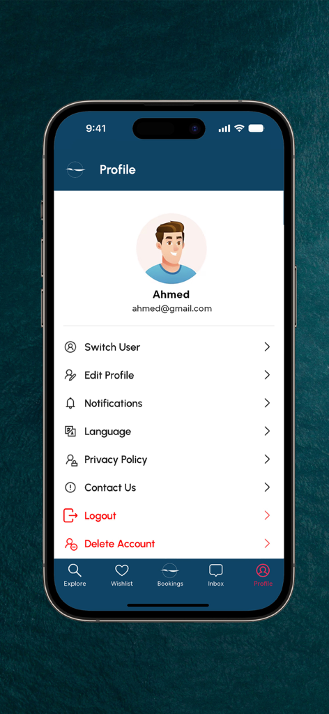 Sea Life Connect - Sea Life Connect user profile interface showing account settings and navigation menu