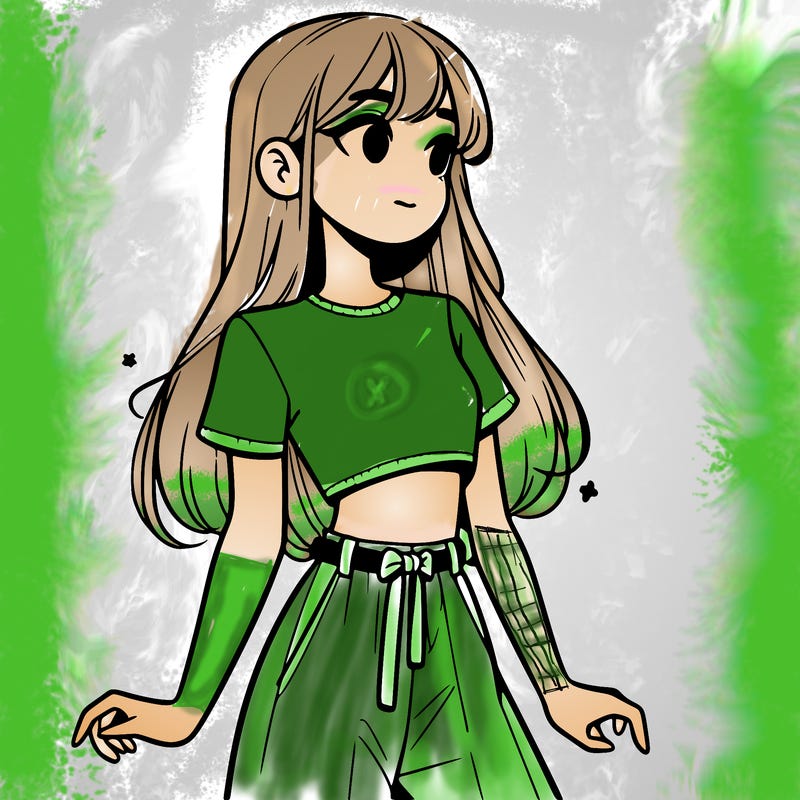 girl in a cute crop top