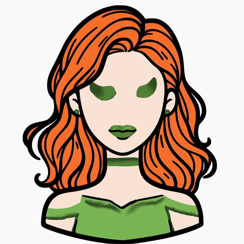 a woman without a face