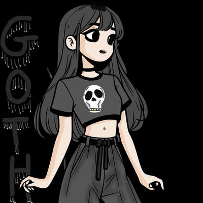 girl in a cute crop top