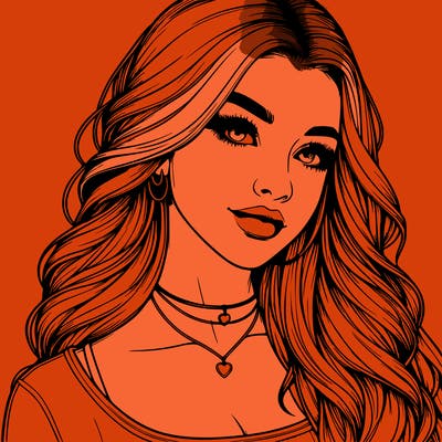 detailed realistic girl